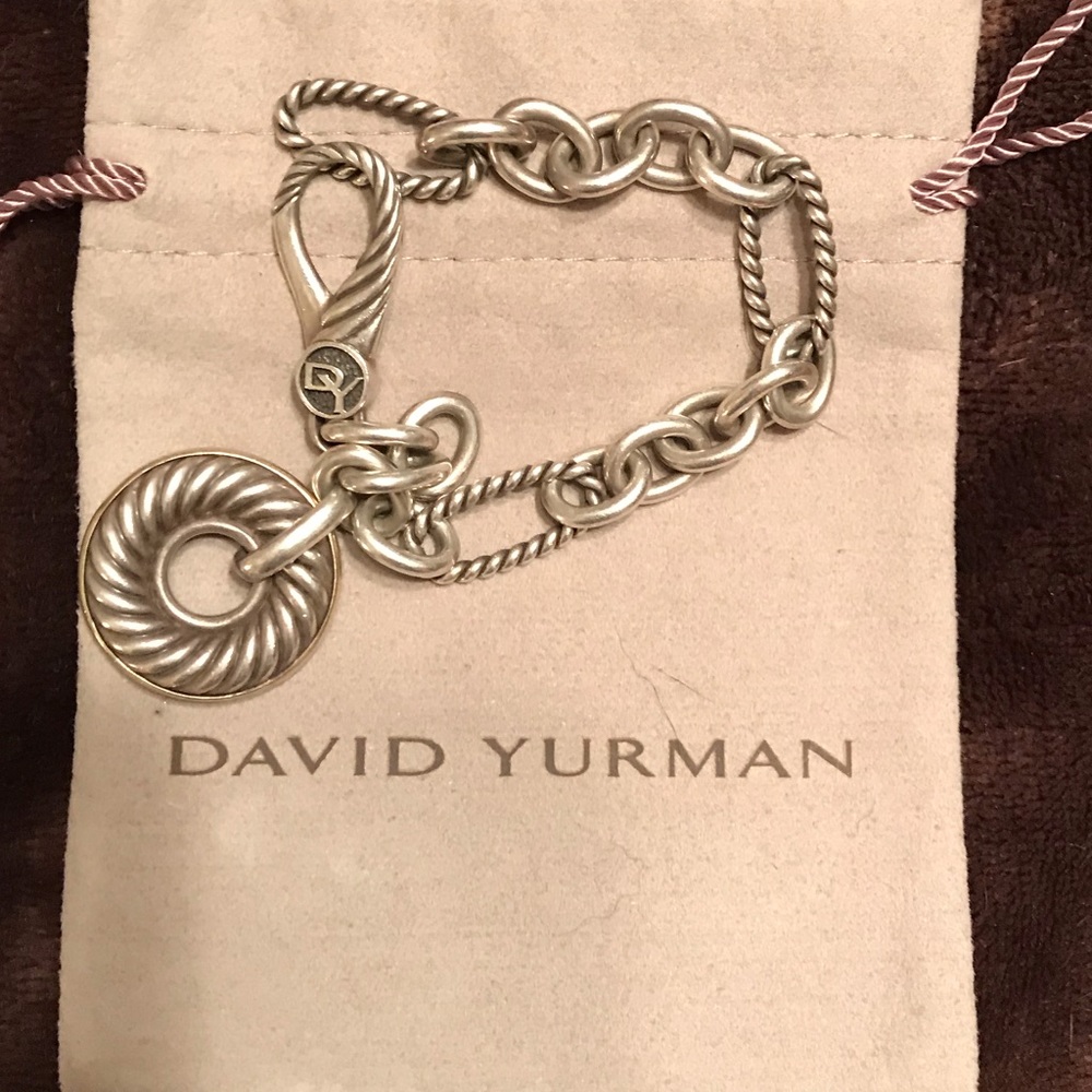100% AUTHENTIC David Yurman Charm Bracelet.